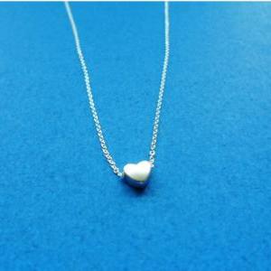 Tiny, Cute, Mini Heart, Sterling Silver Or Gold..