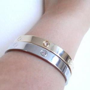 Chic Fabulous Hollywood Bangle, Cartier Inspired,..