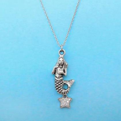 , Mermaid, Starfish, Necklace, Cubic, Star,..