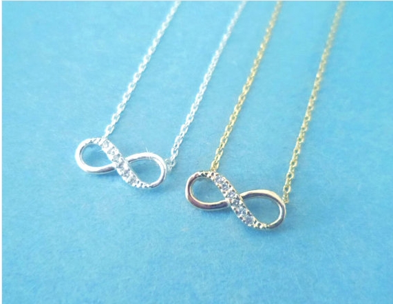 Cute, Infinity Forever, Gold Or Silver, Necklace